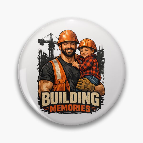 Item preview, Building Memories Construction Dad Father's Day Builder Gift designed and sold by DREAMBURN™.
