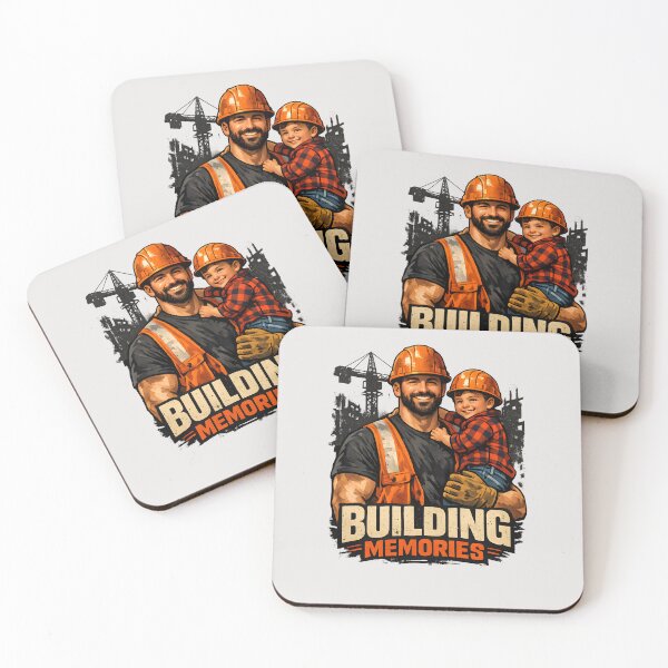 Item preview, Building Memories Construction Dad Father's Day Builder Gift designed and sold by DREAMBURN™.