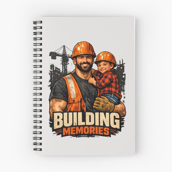 Item preview, Building Memories Construction Dad Father's Day Builder Gift designed and sold by DREAMBURN™.