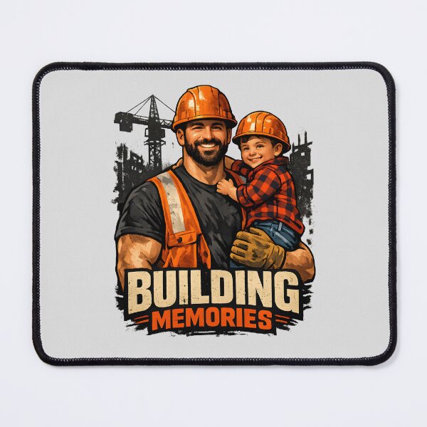 Item preview, Building Memories Construction Dad Father's Day Builder Gift designed and sold by DREAMBURN™.
