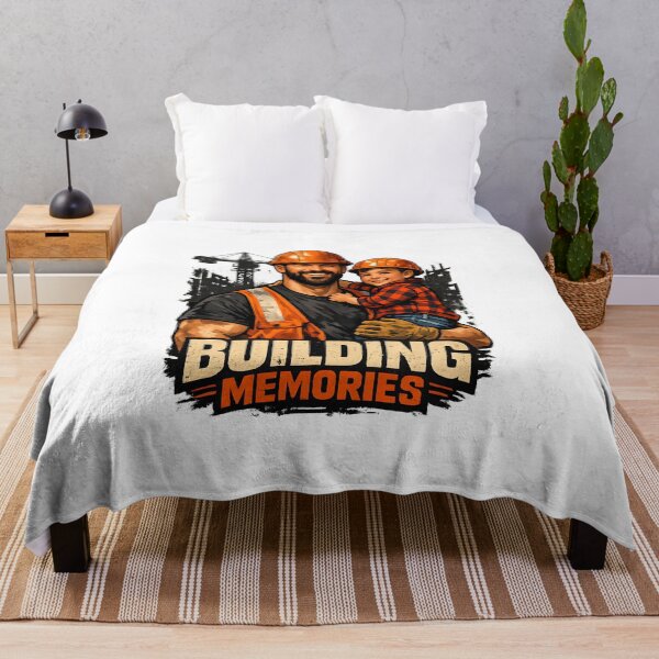 Item preview, Building Memories Construction Dad Father's Day Builder Gift designed and sold by DREAMBURN™.