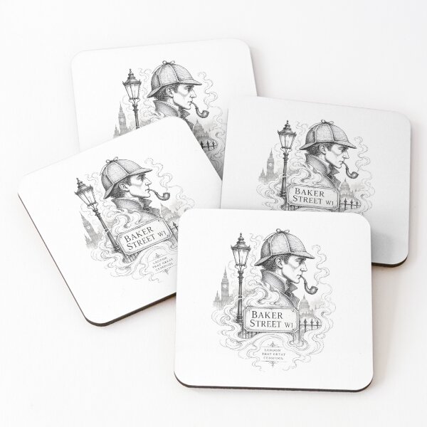Item preview, Baker Street W1 London That Great Cesspool Sherlock Holmes Art designed and sold by Fenay Designs.