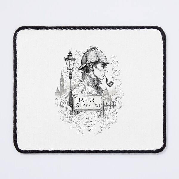 Item preview, Baker Street W1 London That Great Cesspool Sherlock Holmes Art designed and sold by Fenay Designs.