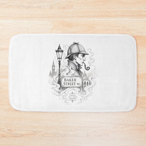 Item preview, Baker Street W1 London That Great Cesspool Sherlock Holmes Art designed and sold by Fenay Designs.