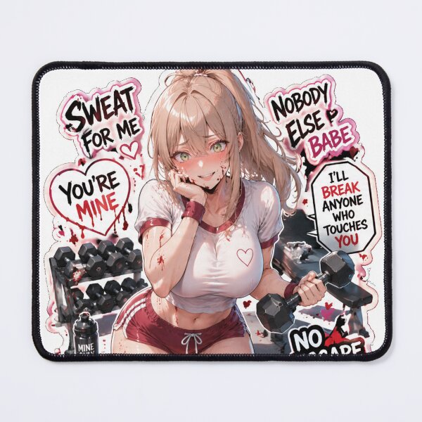 Item preview, Cute Anime Sport Gym Girl Yandere Waifu designed and sold by Ericks0087.