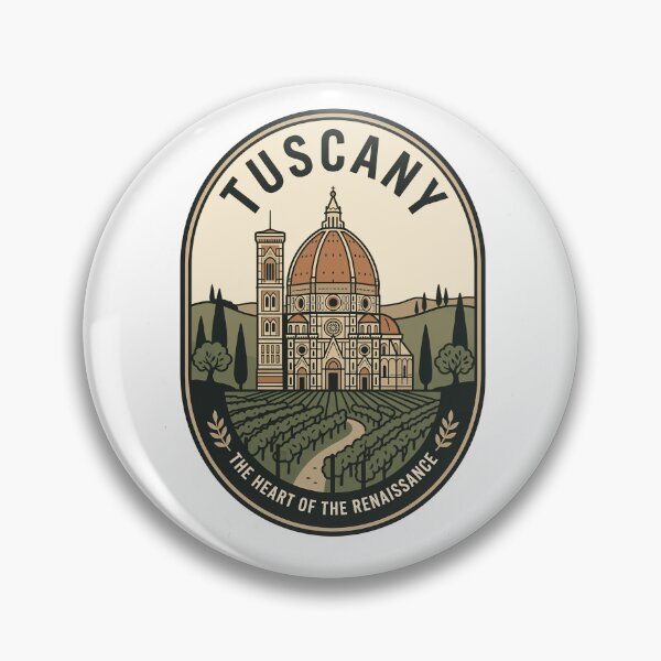 Item preview, Tuscany Florence Cathedral Vintage Travel Emblem designed and sold by k3rstman1.