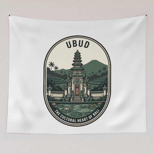 Item preview, Vintage Ubud Bali Cultural Heart Temple designed and sold by k3rstman1.