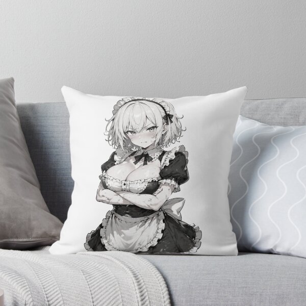 Item preview, Anime Maid Girl Manga Style Black and White | Gothic Maid Waifu Illustration | Aesthetic Otaku  designed and sold by Ericks0087.
