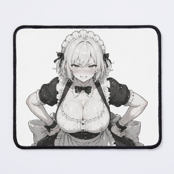 Item preview, Anime Maid Girl Manga Style Black and White | Gothic Maid Waifu Illustration | Aesthetic Otaku designed and sold by Ericks0087.