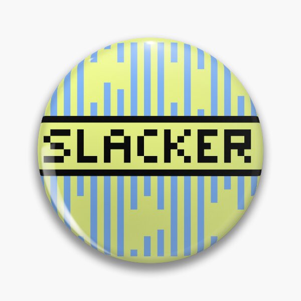 Item preview, SLACKER — Pixel Art Word | Retro 8-Bit Two-Tone Typography designed and sold by Mouremandier.