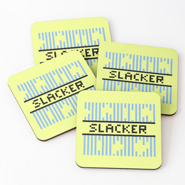 Item preview, SLACKER — Pixel Art Word | Retro 8-Bit Two-Tone Typography designed and sold by Mouremandier.