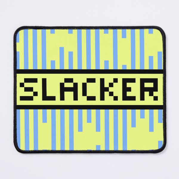 Item preview, SLACKER — Pixel Art Word | Retro 8-Bit Two-Tone Typography designed and sold by Mouremandier.