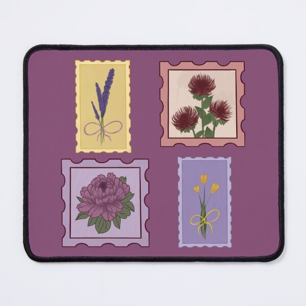 Item preview, Flower Stamps Set designed and sold by Just-2-Raccoons.