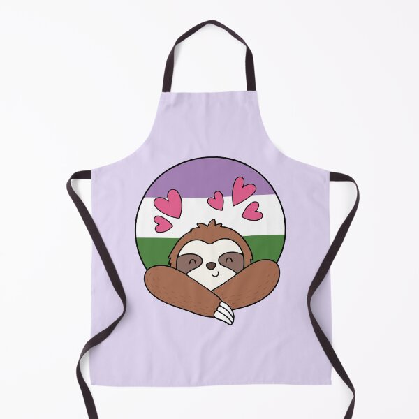 Item preview, LGBTQ Sloth - Cute Genderqueer Pride Design designed and sold by Cannaxes Studio.