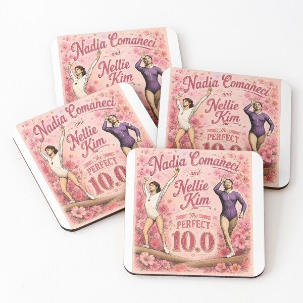 Item preview, Nadia and Nellie Perfect 10 Gymnasts designed and sold by Karen Louise Hollis.