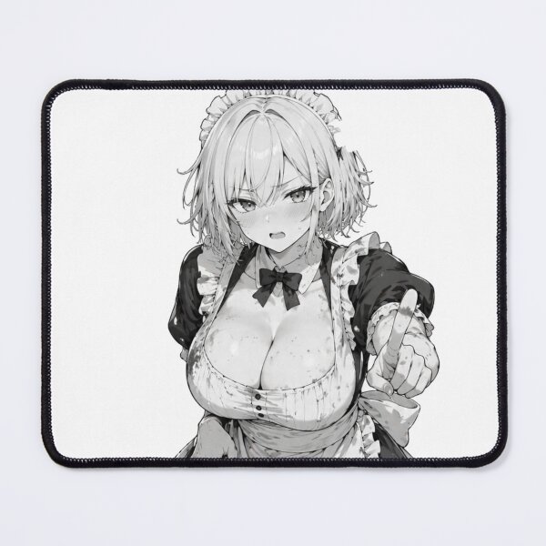 Item preview, Anime Maid Girl Manga Style Black and White | Gothic Maid Waifu Illustration | Aesthetic Otaku designed and sold by Ericks0087.