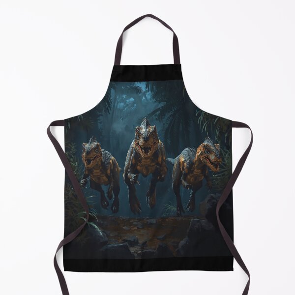Item preview, ? Epic Raptor Pack Jungle Night – Dinosaur T-Shirt Design designed and sold by SunnyDesign82.