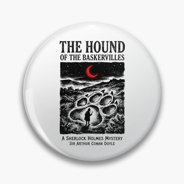 Item preview, The Hound of the Baskervilles Sherlock Holmes Book Poster Art designed and sold by Fenay Designs.