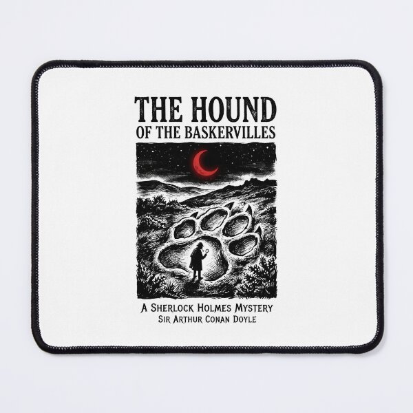 Item preview, The Hound of the Baskervilles Sherlock Holmes Book Poster Art designed and sold by Fenay Designs.