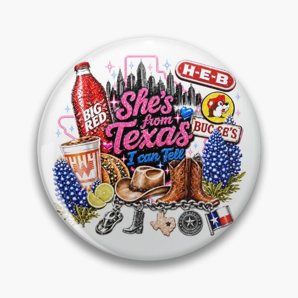 Item preview, Shes from Texas I Can Tell State Pride designed and sold by Starry Night Creative Art.