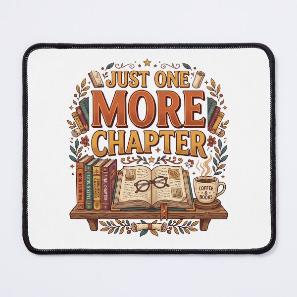 Item preview, Just One More Chapter Funny Book Lover Design designed and sold by Pixel Analytics.