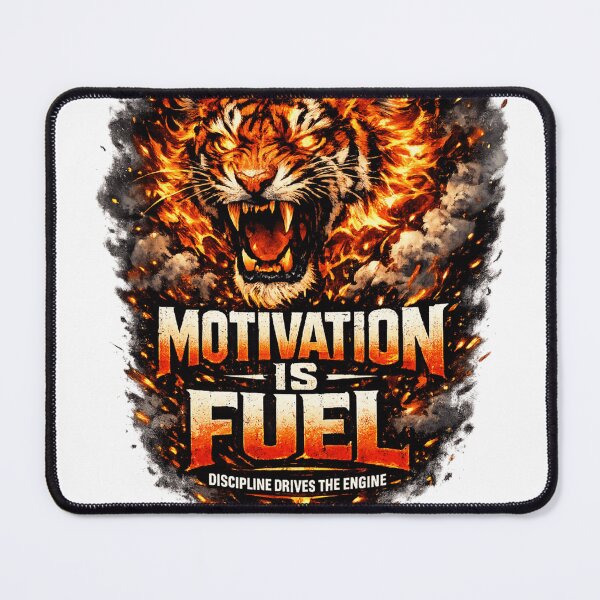 Item preview, Motivation Is Fuel – Tiger Power Streetwear T-Shirt designed and sold by Atharva-threads.