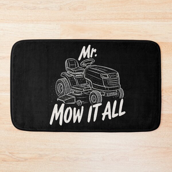Item preview, Mr Mow It All Riding Lawn Mower Landscaping Pun designed and sold by bosamji.