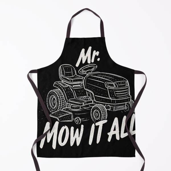 Item preview, Mr Mow It All Riding Lawn Mower Landscaping Pun designed and sold by bosamji.