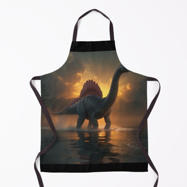 Item preview, ? Epic Spinosaurus River Sunset – Dinosaur T-Shirt Design designed and sold by SunnyDesign82.