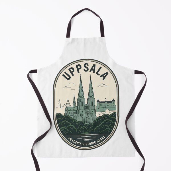 Item preview, Vintage Uppsala Sweden Historic Cathedral Travel Badge designed and sold by k3rstman1.