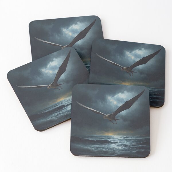 Item preview, ? Epic Pterodactyl Stormy Ocean – Dinosaur T-Shirt Design designed and sold by SunnyDesign82.