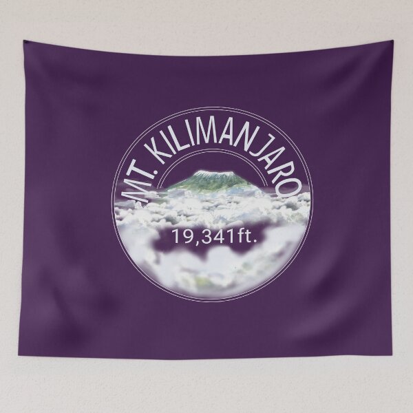 Item preview, Copy of Mount Kilimanjaro 19,341 ft – Mountain Adventure Design designed and sold by MiFree.