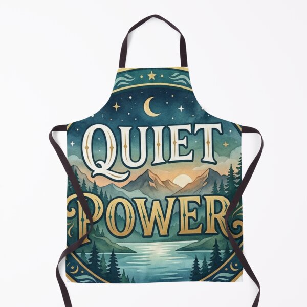 Item preview, Quiet Power - Elegant Botanical Anchor & Serif Typography Art- motivational- Birthday gift designed and sold by Zaitmiprints.