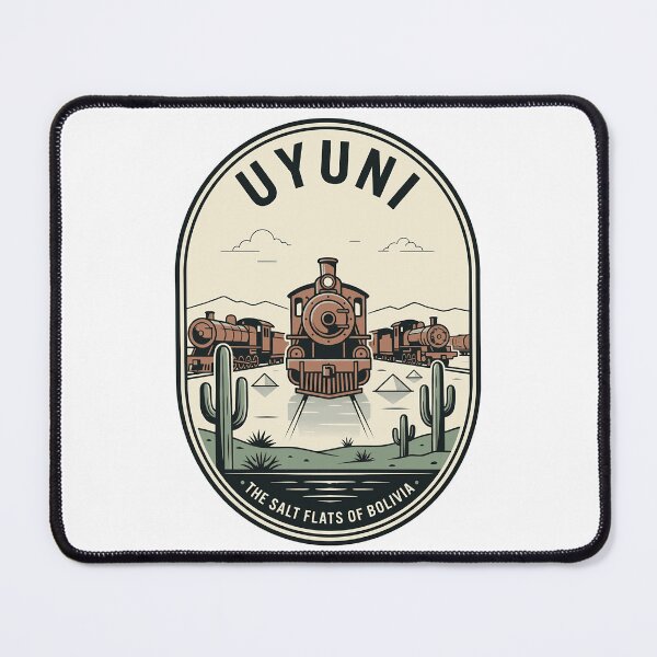 Item preview, Uyuni Bolivia Train Cemetery Vintage Travel Badge designed and sold by k3rstman1.