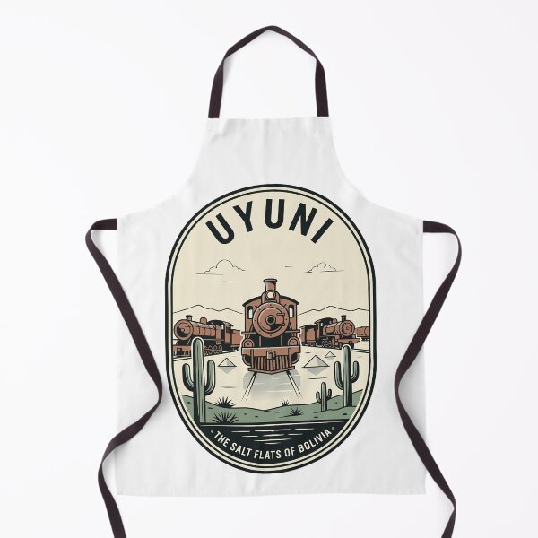 Item preview, Uyuni Bolivia Train Cemetery Vintage Travel Badge designed and sold by k3rstman1.
