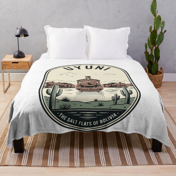 Item preview, Uyuni Bolivia Train Cemetery Vintage Travel Badge designed and sold by k3rstman1.