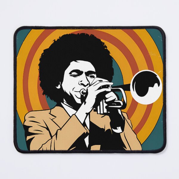 Item preview, Retro Jazz Trumpeter - International Music day designed and sold by Art-Arcade6.