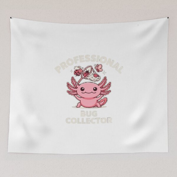 Item preview, Professional Bug Collector Kawaii Axolotl designed and sold by Bianca Oltean.