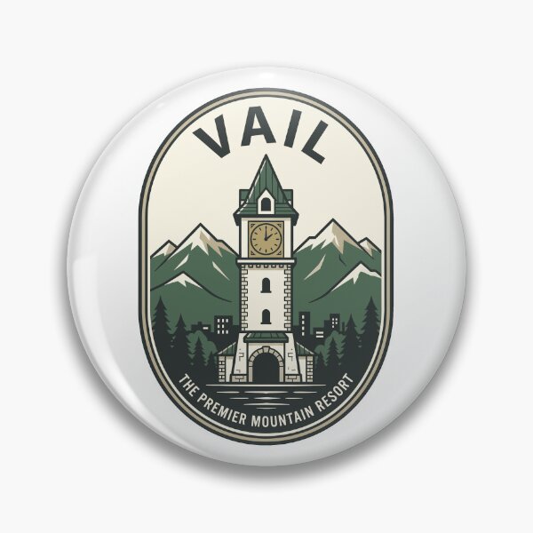 Item preview, Vintage Vail Colorado Mountain Resort Clock Tower designed and sold by k3rstman1.