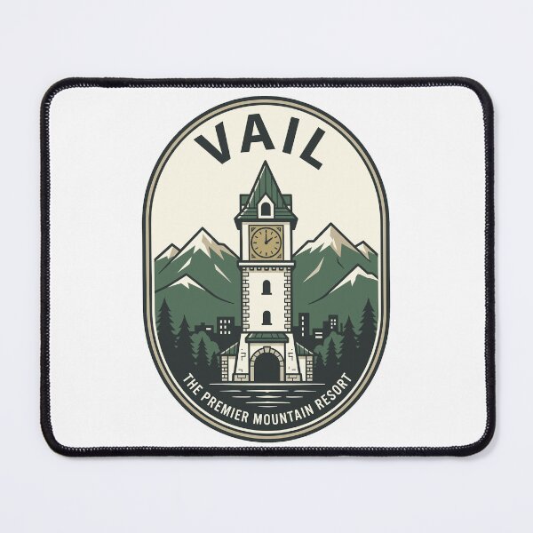 Item preview, Vintage Vail Colorado Mountain Resort Clock Tower designed and sold by k3rstman1.