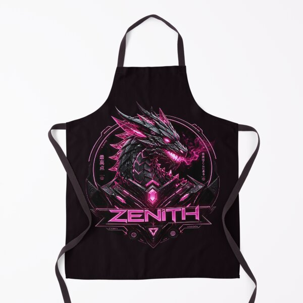 Item preview, Zenith Cyber Dragon Pink Neon Crystal Kanji Techwear Streetwear designed and sold by Novastitchshop.