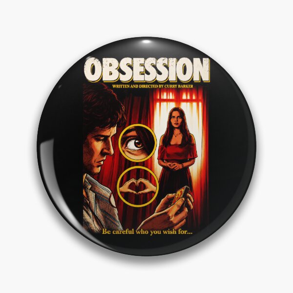 Item preview, Obsession Written And Directed By Clara Bagler Be Careful Who You Wish For Psychological Thriller Vintage Movie Poster Fan designed and sold by SeraXYZ.