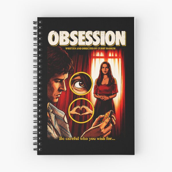 Item preview, Obsession Written And Directed By Clara Bagler Be Careful Who You Wish For Psychological Thriller Vintage Movie Poster Fan designed and sold by SeraXYZ.