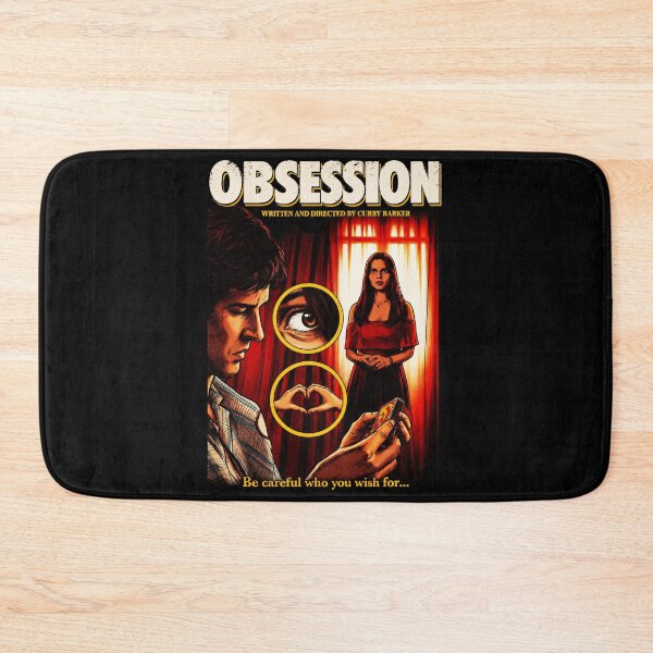 Item preview, Obsession Written And Directed By Clara Bagler Be Careful Who You Wish For Psychological Thriller Vintage Movie Poster Fan designed and sold by SeraXYZ.