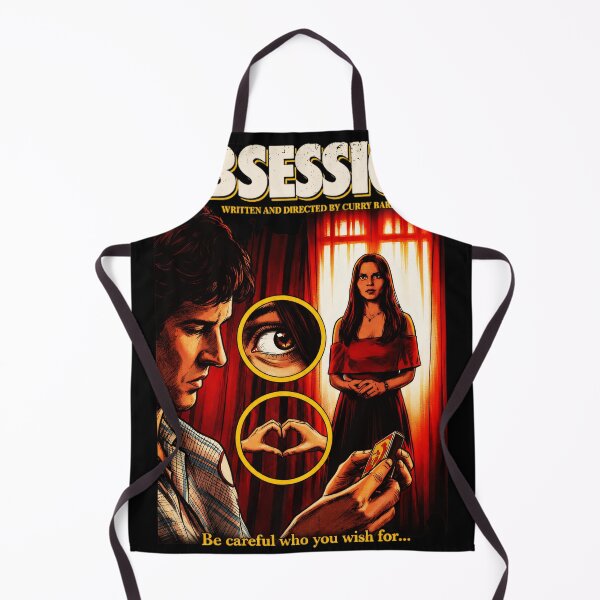 Item preview, Obsession Written And Directed By Clara Bagler Be Careful Who You Wish For Psychological Thriller Vintage Movie Poster Fan designed and sold by SeraXYZ.