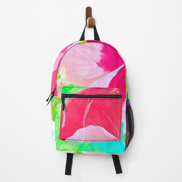 Item preview, Abstract Impressionist Pink Pansy Neon Pop Digital Art designed and sold by BalkanBloom.