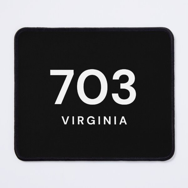 Item preview, 703 Virginia Minimalist Area Code Design designed and sold by Paper Drip.