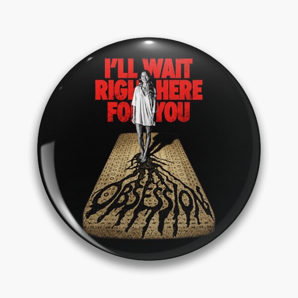 Item preview, I'll Wait Right Here For You Obsession Creepy Stalker Dark Humor designed and sold by SeraXYZ.