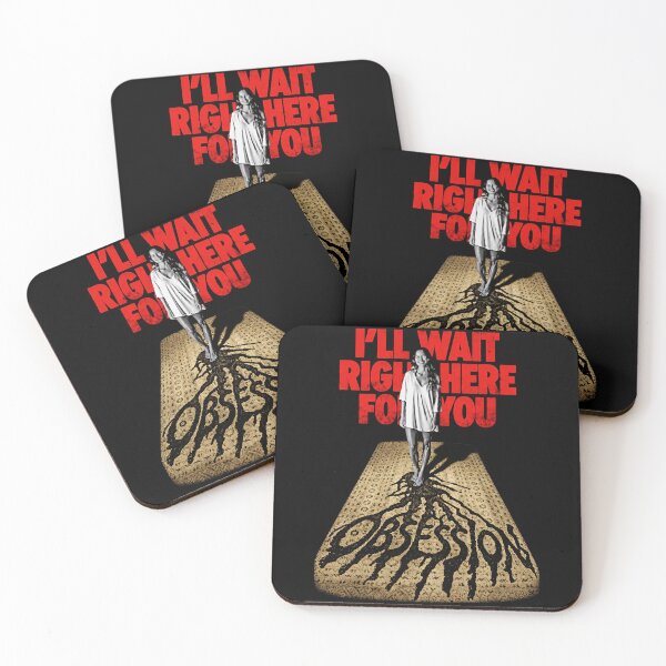 Item preview, I'll Wait Right Here For You Obsession Creepy Stalker Dark Humor designed and sold by SeraXYZ.