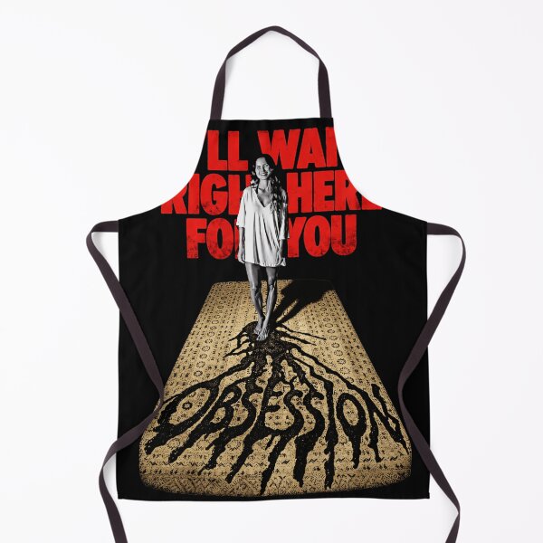 Item preview, I'll Wait Right Here For You Obsession Creepy Stalker Dark Humor designed and sold by SeraXYZ.